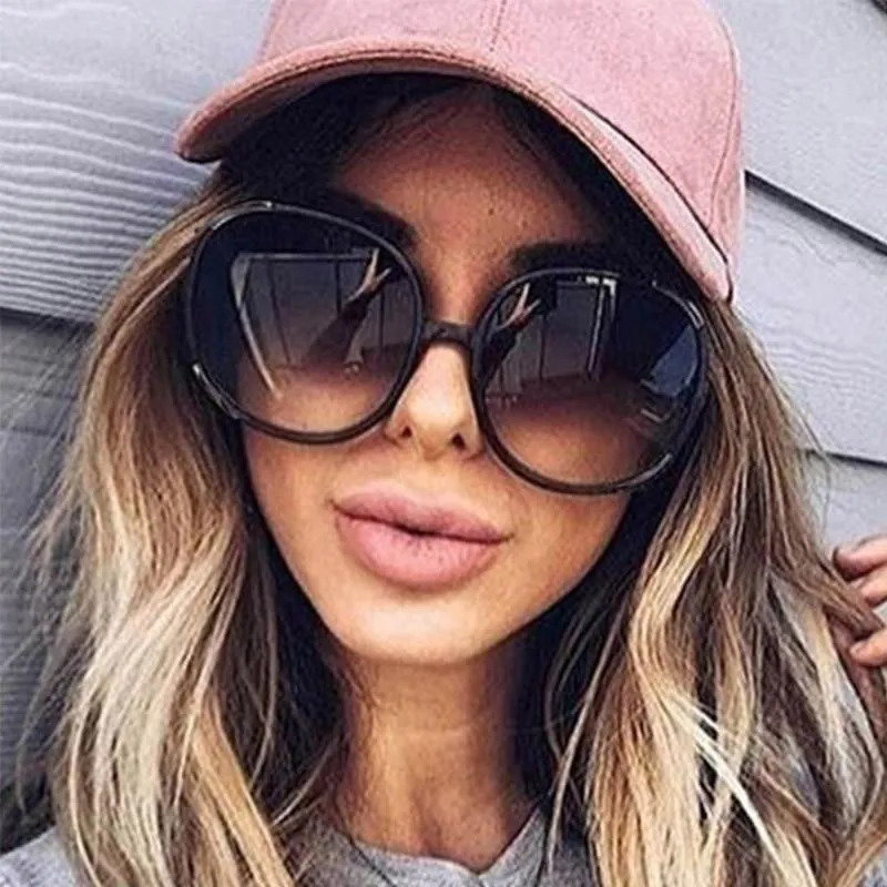 Hot luxury round sunglasses