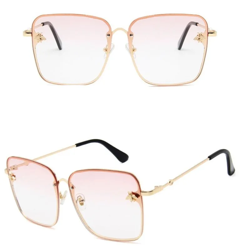 Hot!Square Bee Sunglasses