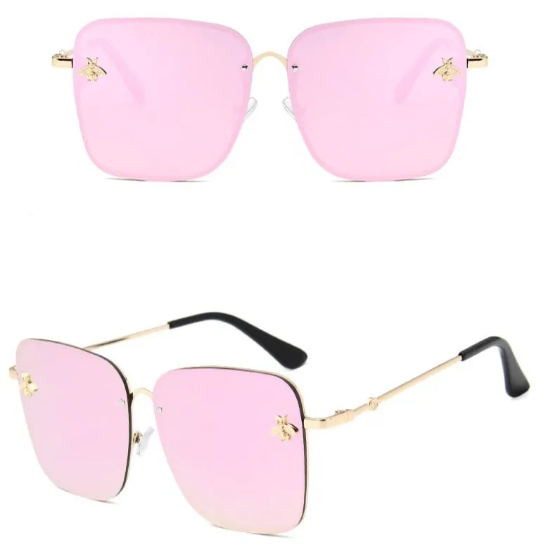 Hot!Square Bee Sunglasses