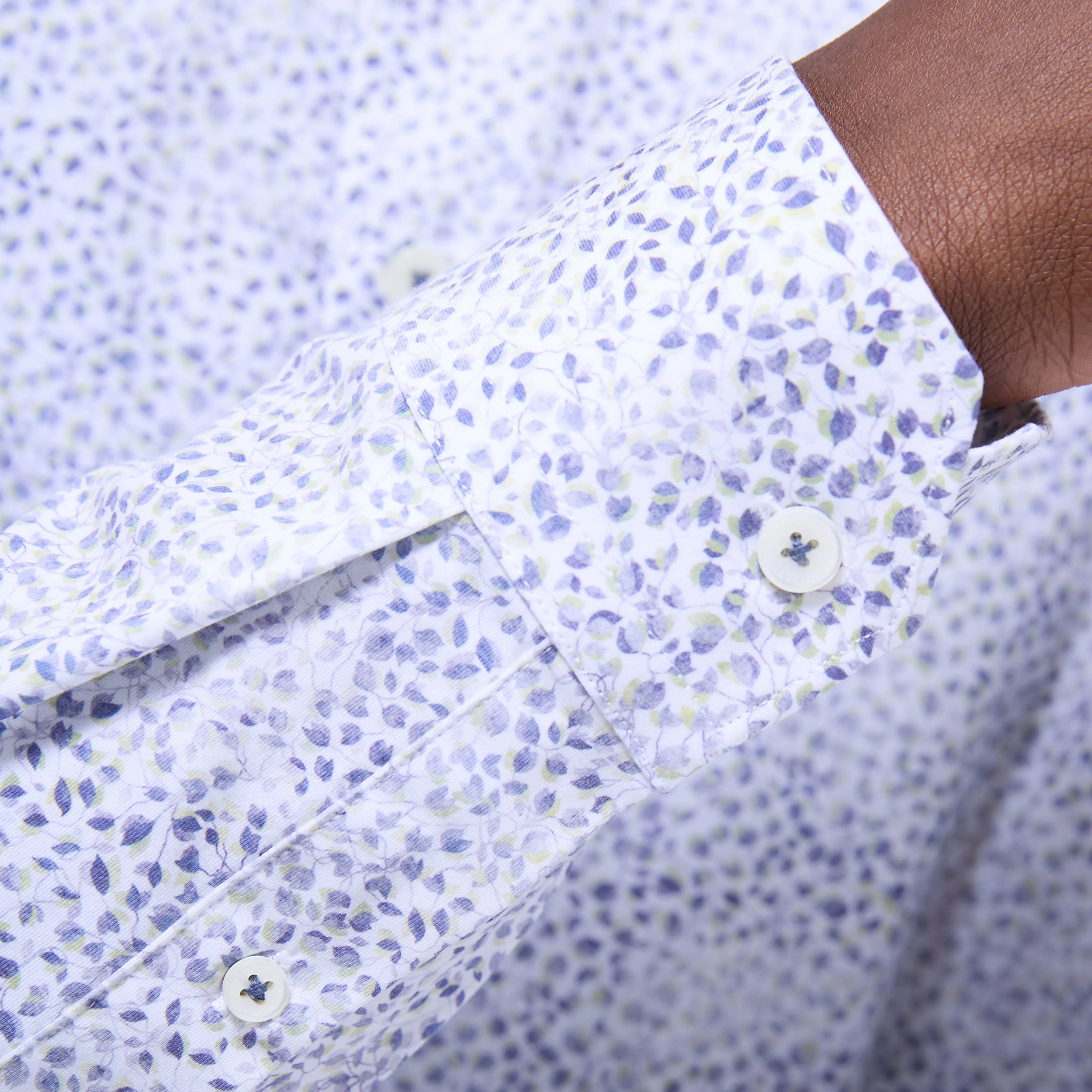 James Leaf Print OoohCotton Shirt