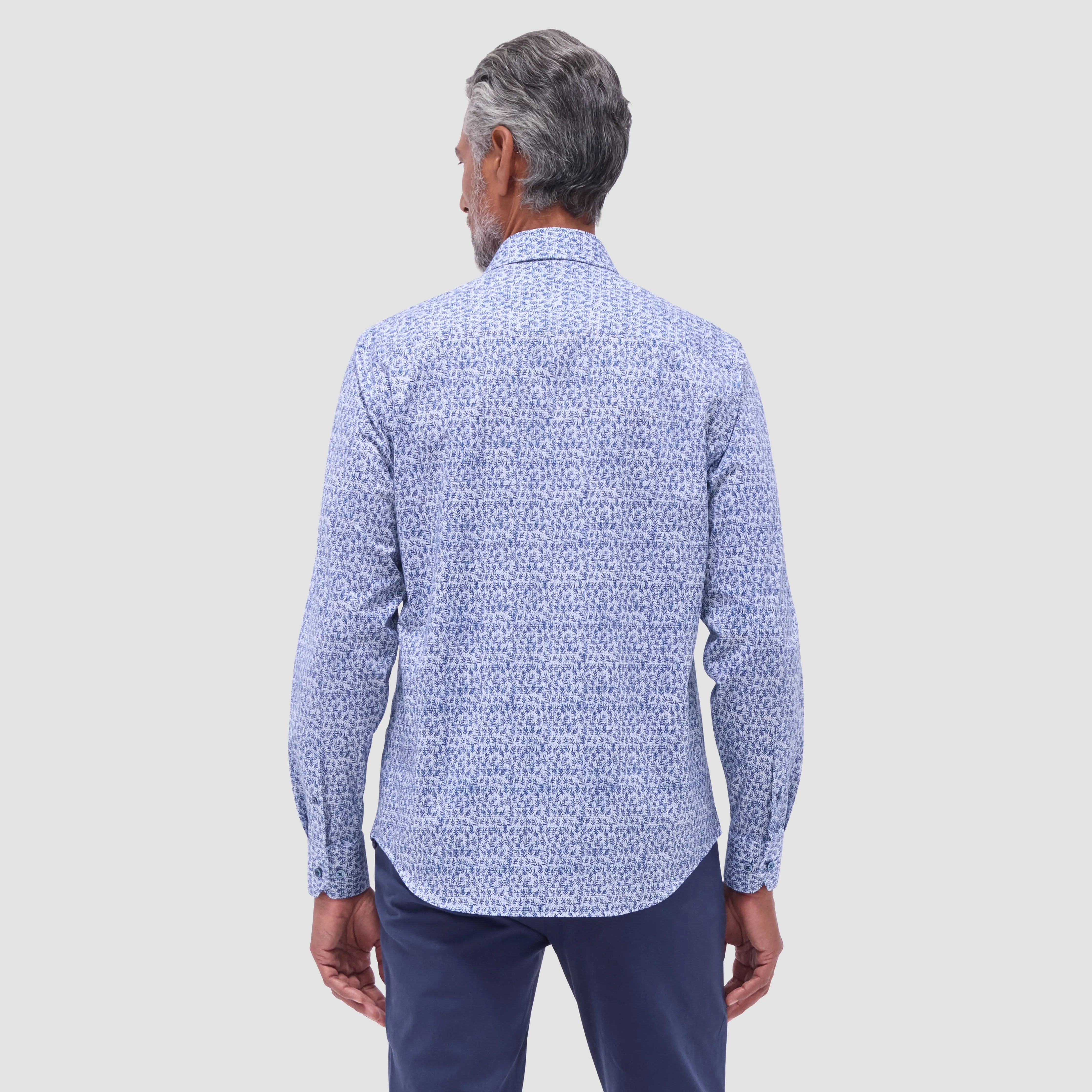 James Leaf Print OoohCotton Shirt