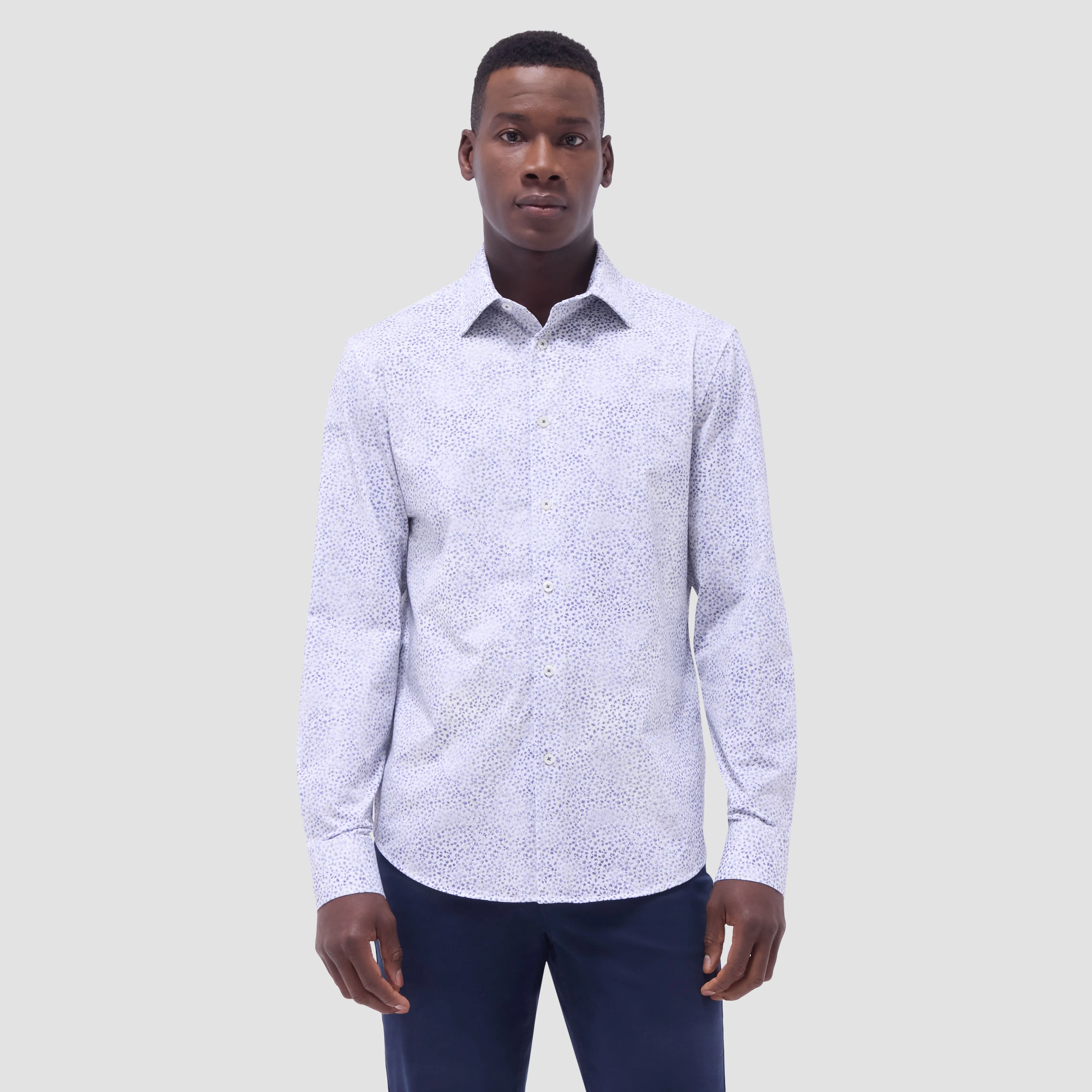 James Leaf Print OoohCotton Shirt