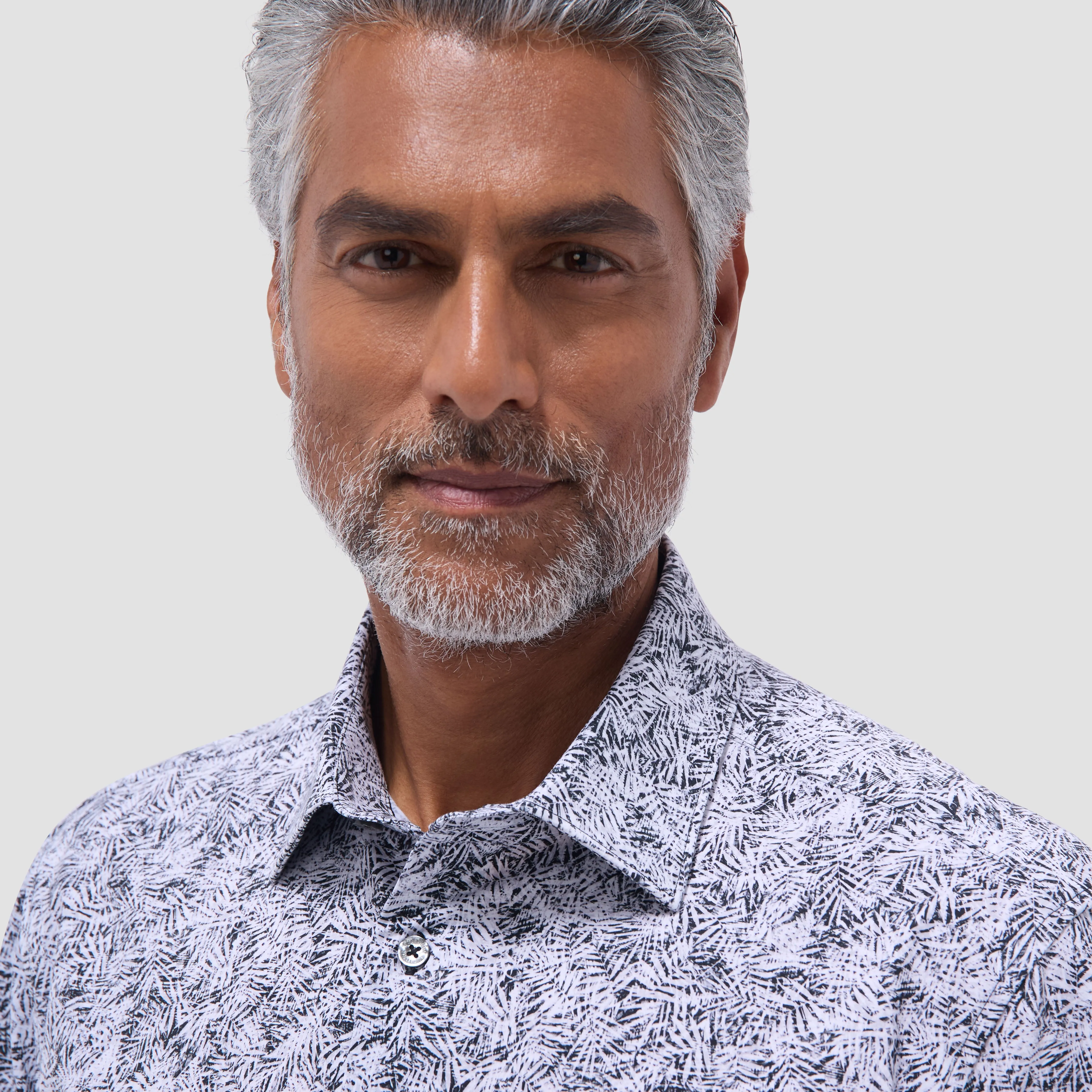 James Leaf Print OoohCotton Shirt