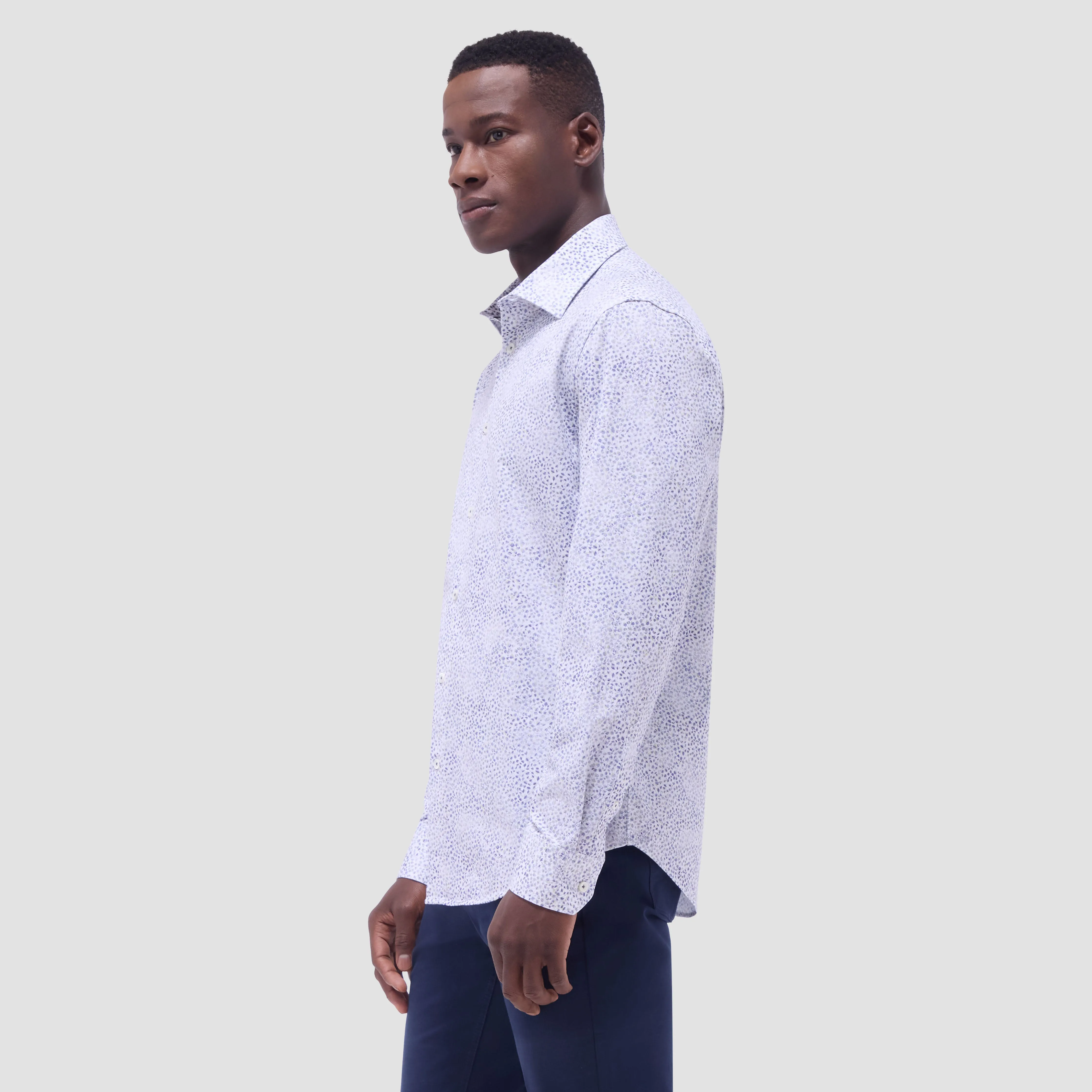 James Leaf Print OoohCotton Shirt