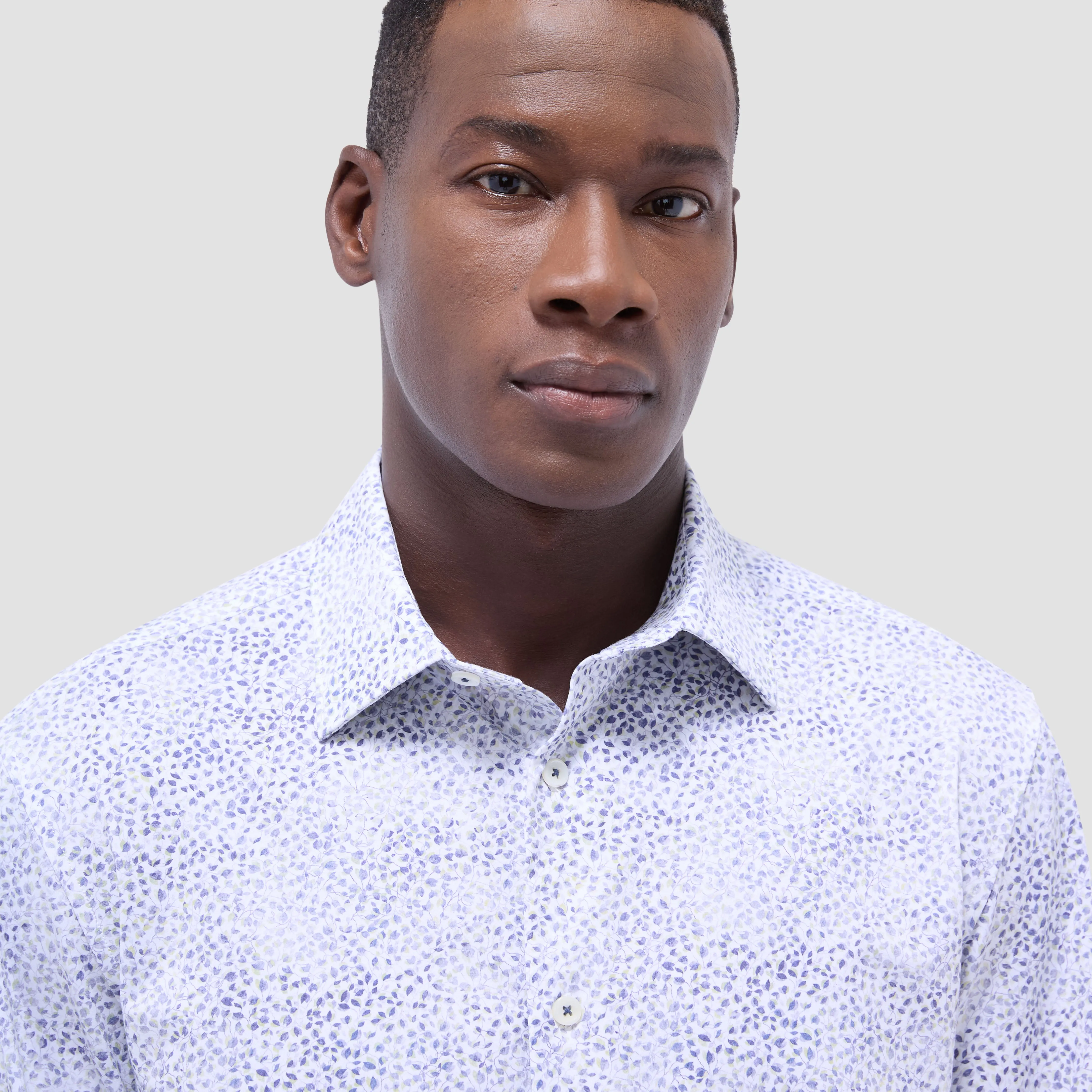 James Leaf Print OoohCotton Shirt