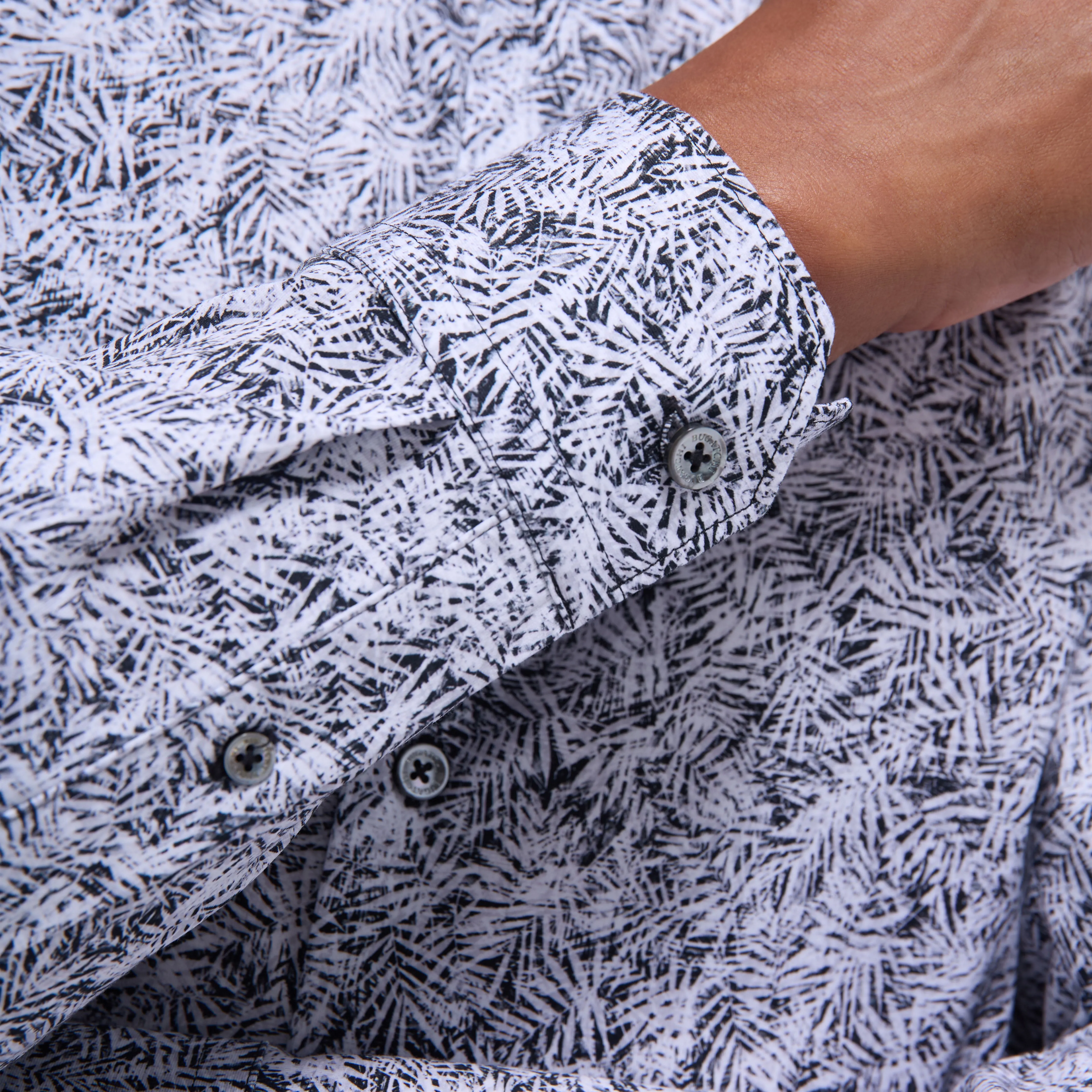James Leaf Print OoohCotton Shirt