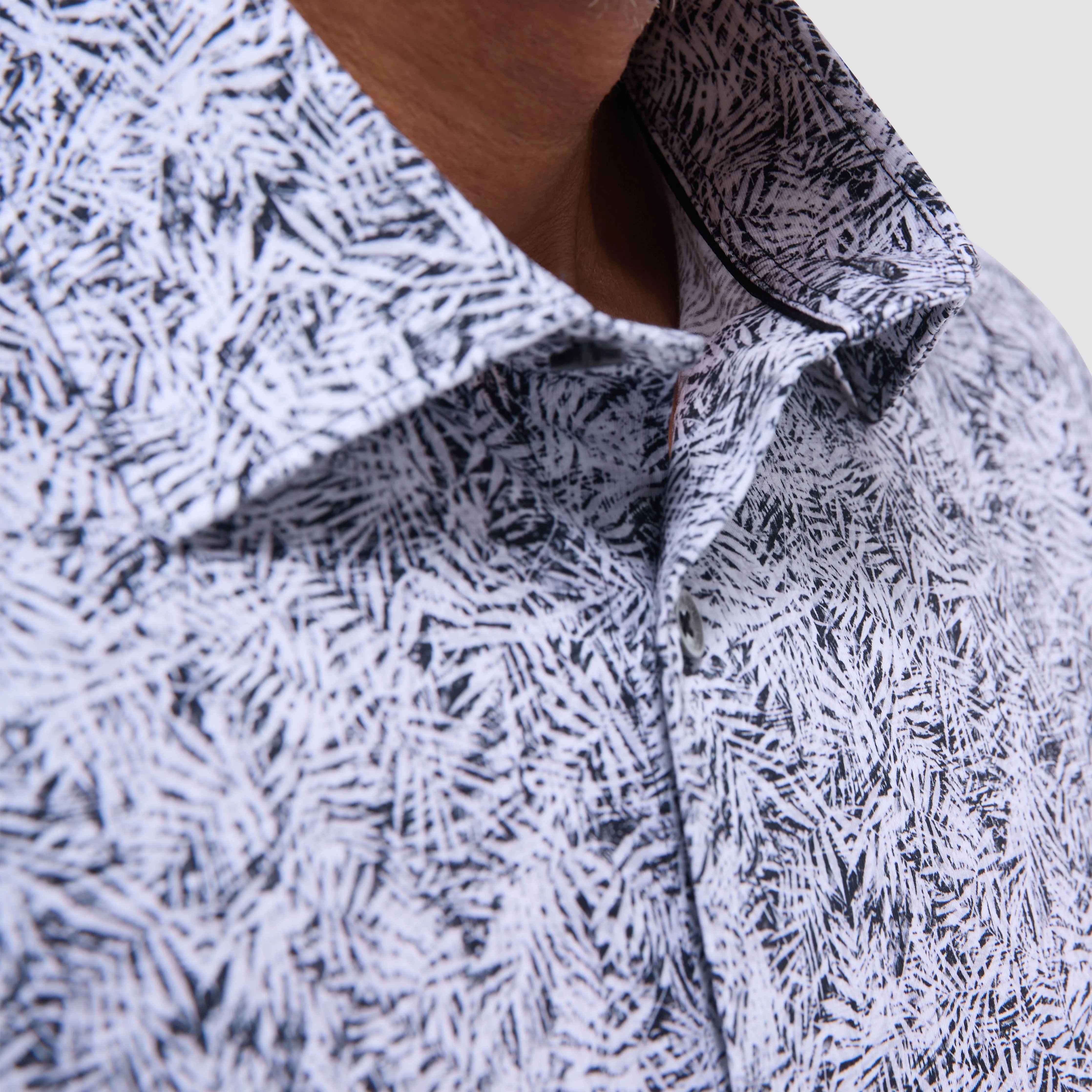James Leaf Print OoohCotton Shirt