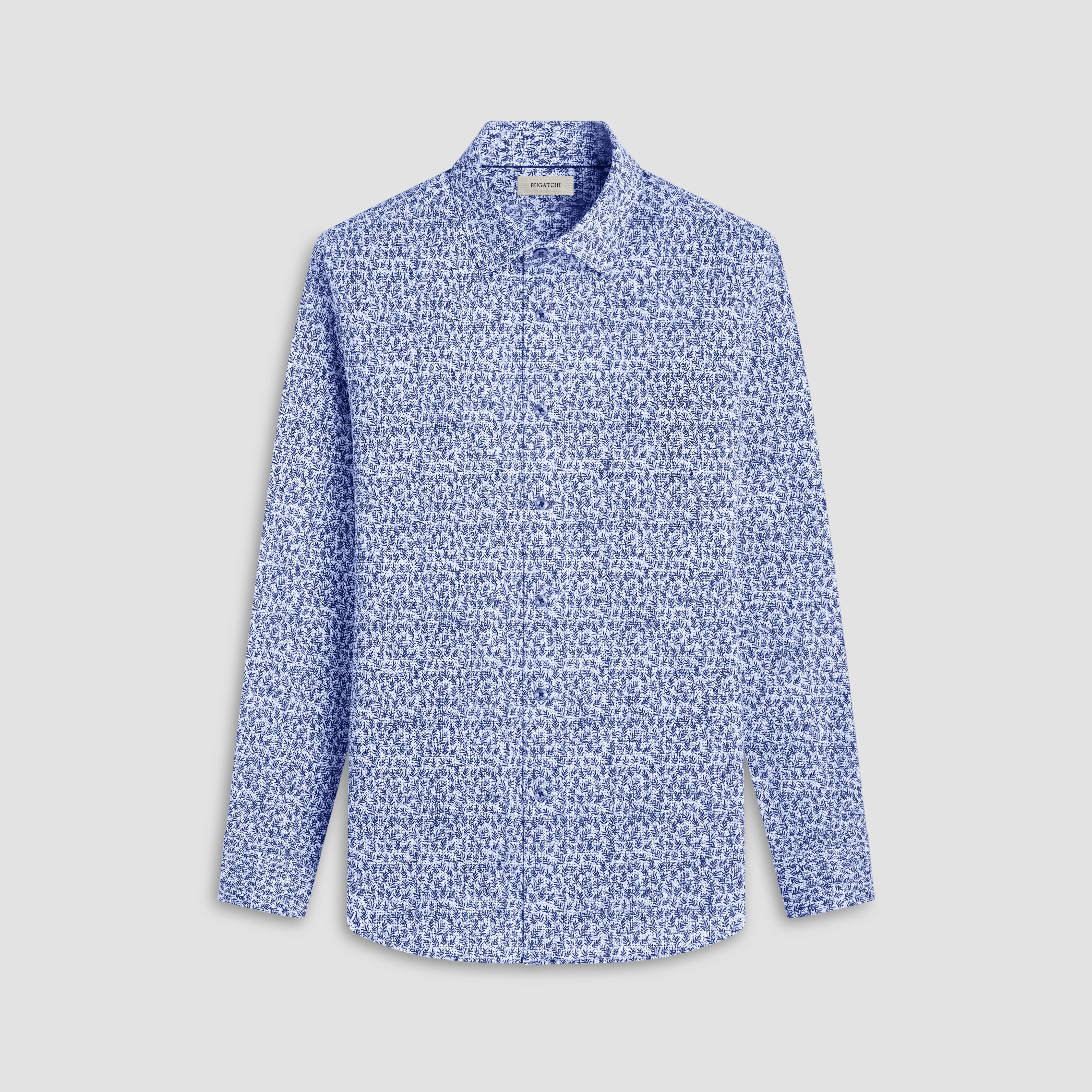 James Leaf Print OoohCotton Shirt