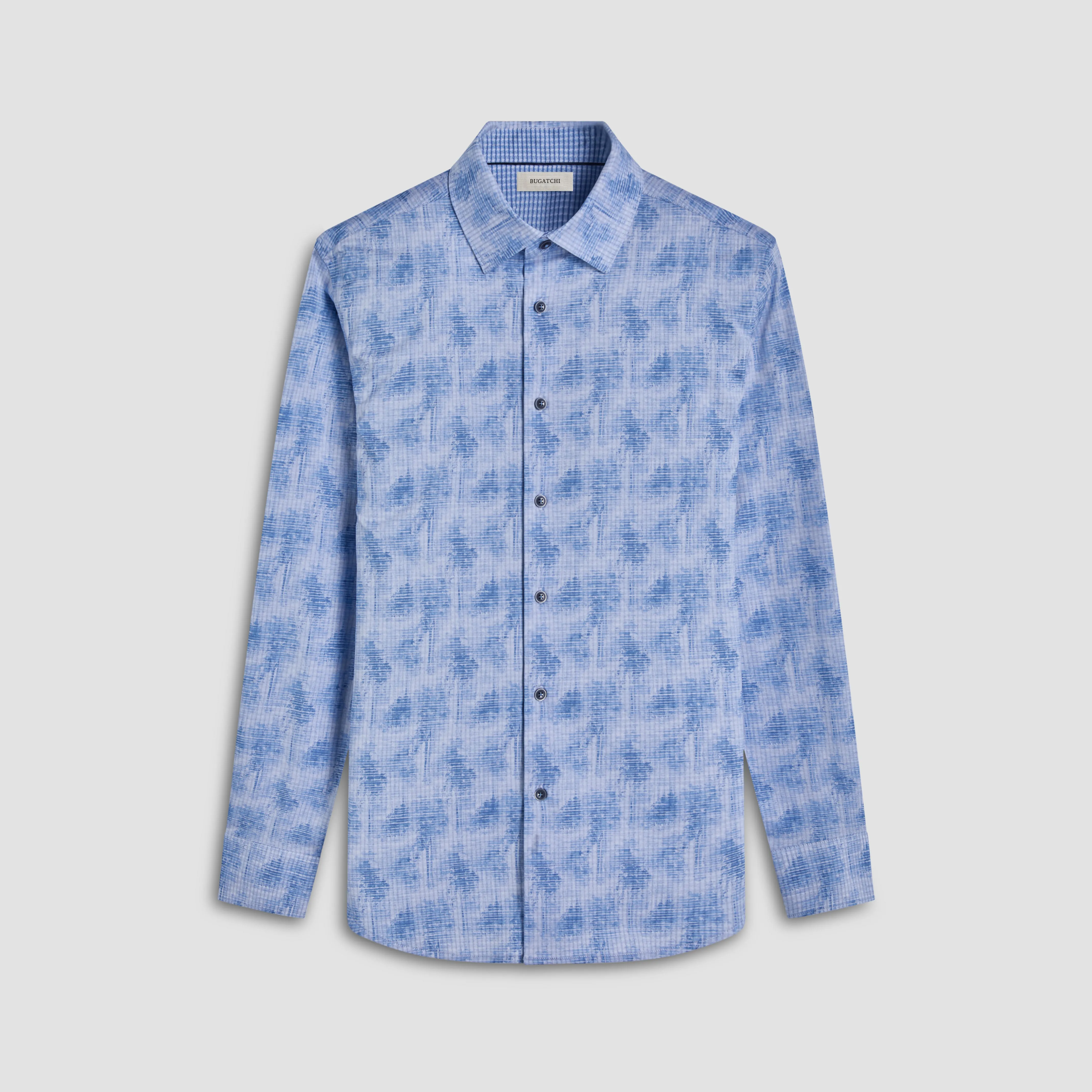 Jimmy Double-Sided Abstract & Check OoohCotton Shirt