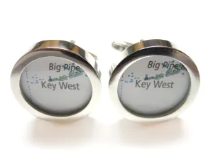Key West Florida Map Cufflinks