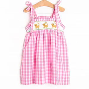 King Cub Smocked Dress, Pink