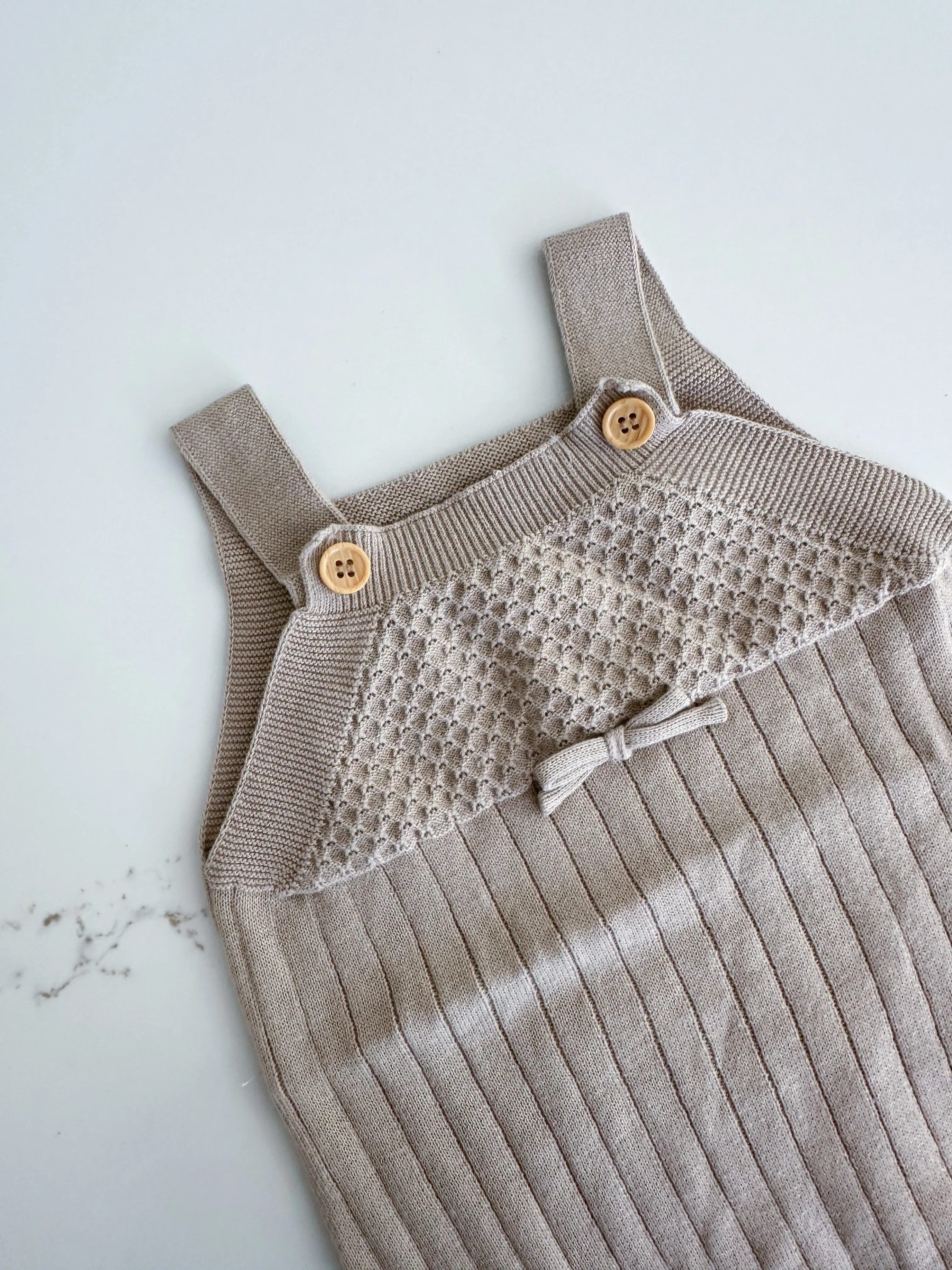 Knit Ribbed Romper