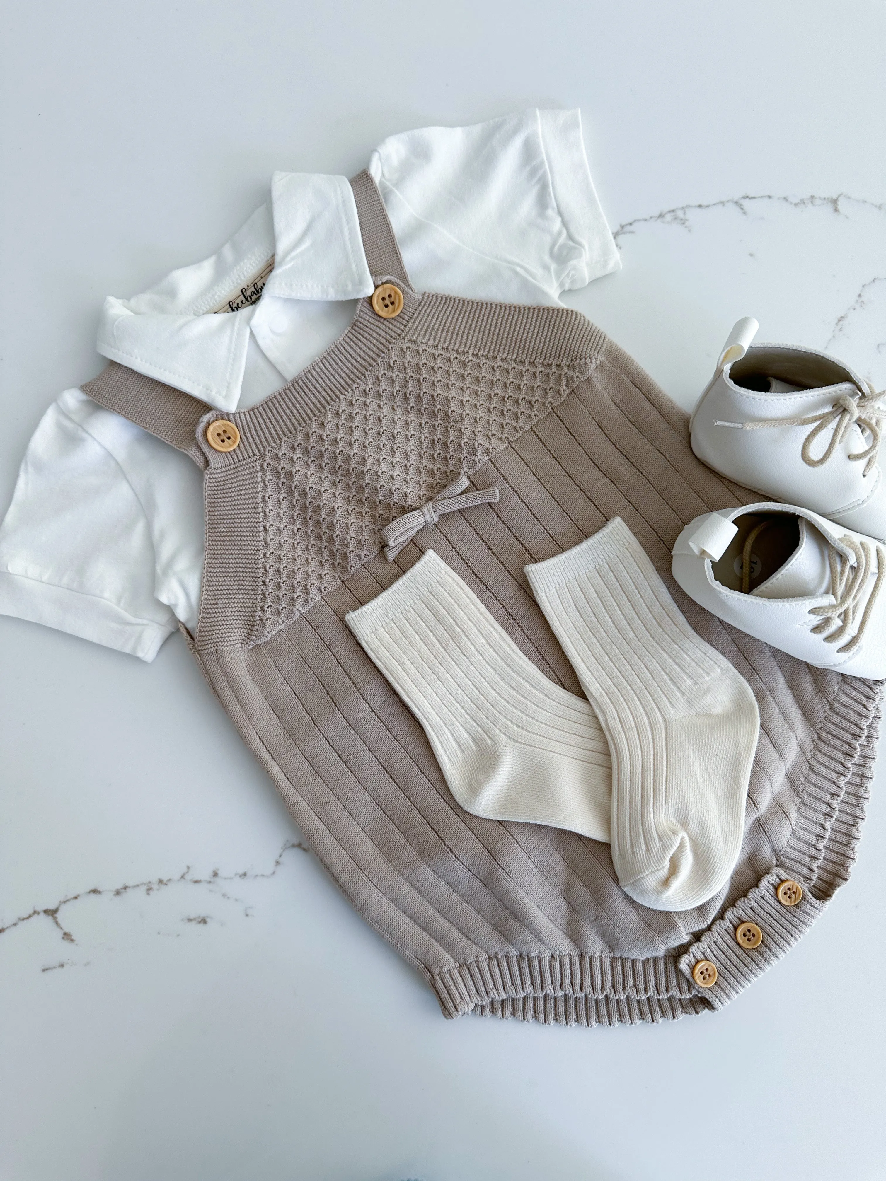 Knit Ribbed Romper