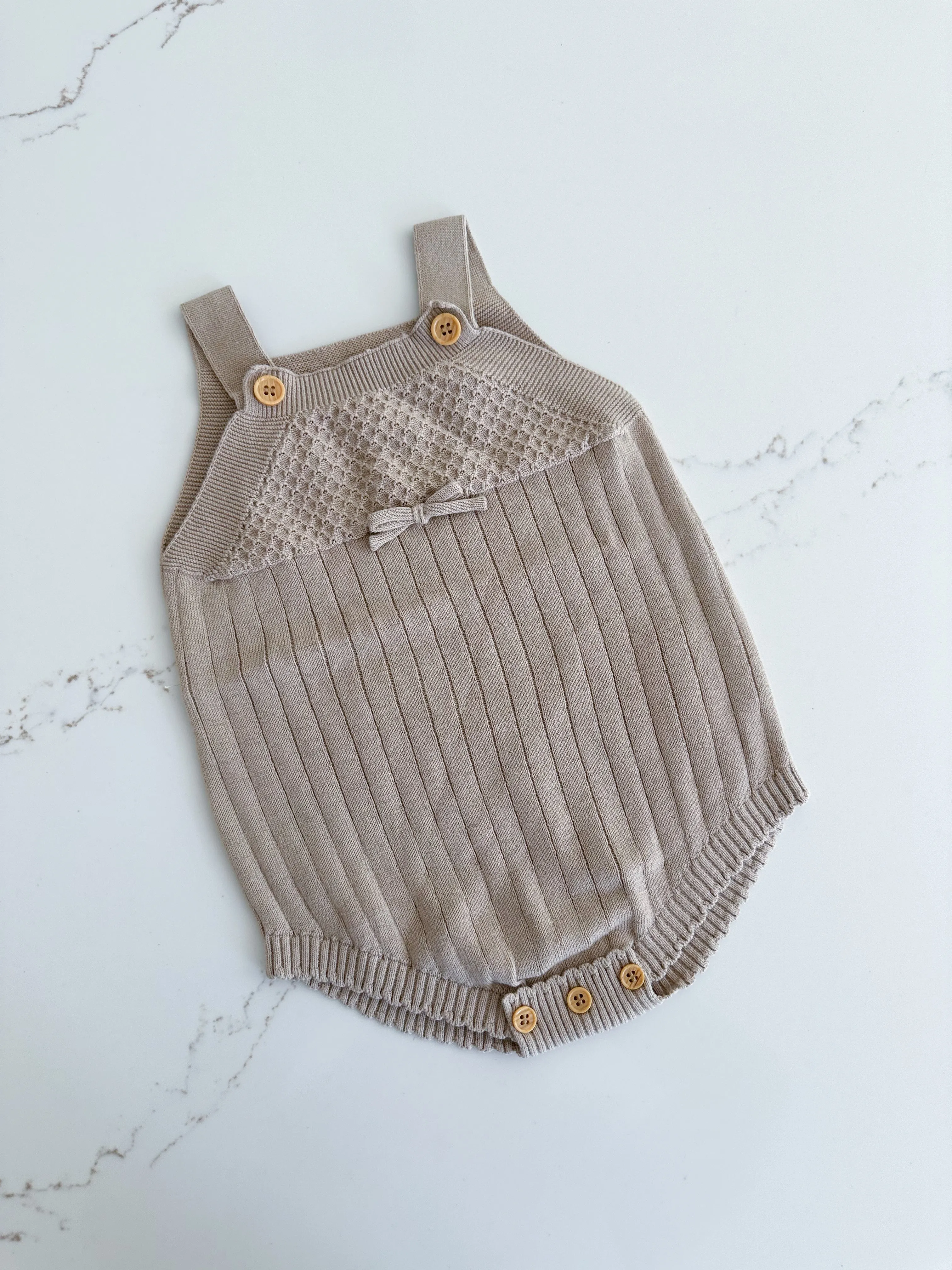 Knit Ribbed Romper