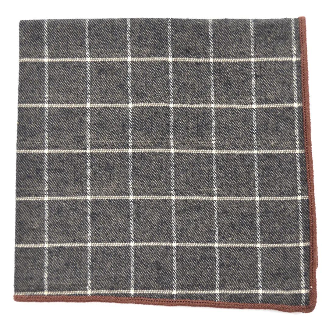 Knitted Point Burnt Orange Tie Set