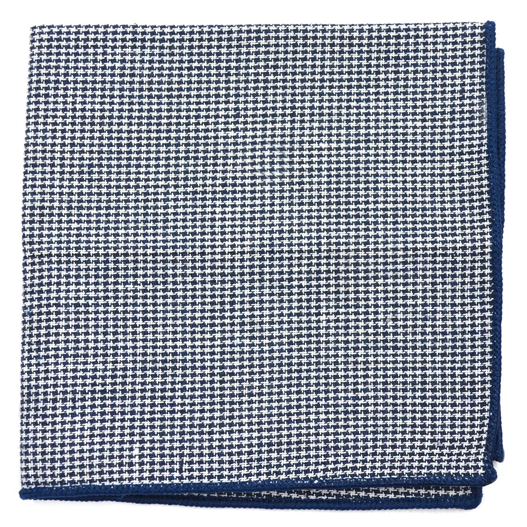 Knitted Point Navy Tie Set