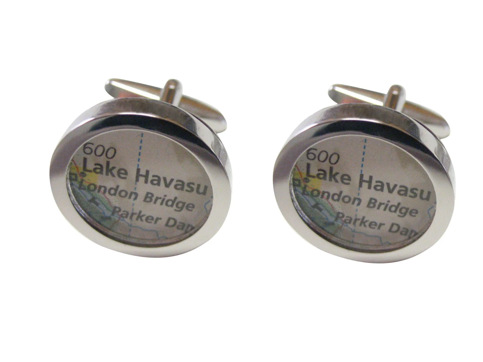 Lake Havasu Map Cufflinks