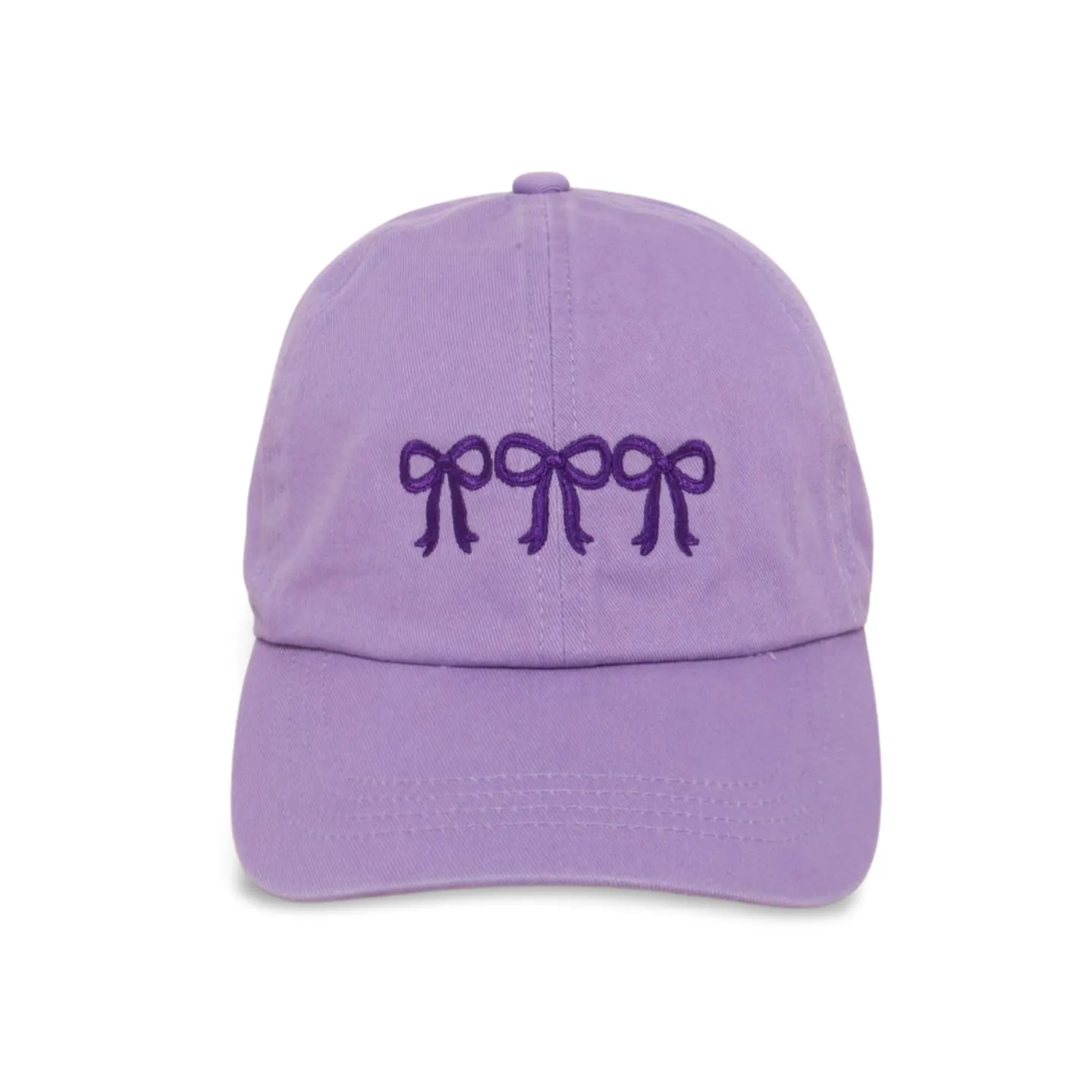 LCAP3631 - THREE BOWS EMBROIDERED BASEBALL CAP