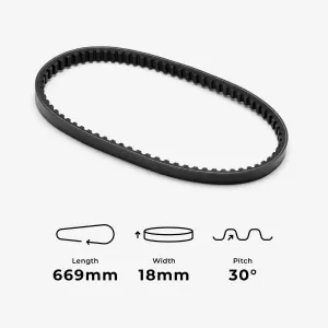 Lextek Aramid Drive Belt 669-18-30
