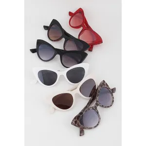 Look Out Marilyn Cateye Sun Glasses in Various Colors