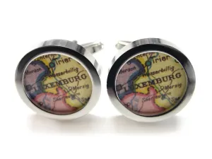 Luxemburg Map Cufflinks