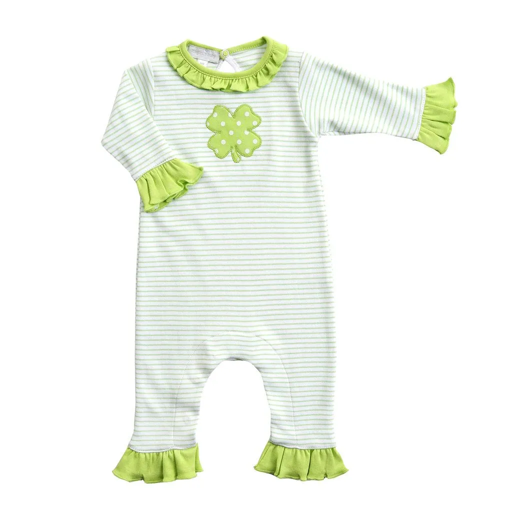 Magnolia Polka Dot Shamrock Appliqué Tee