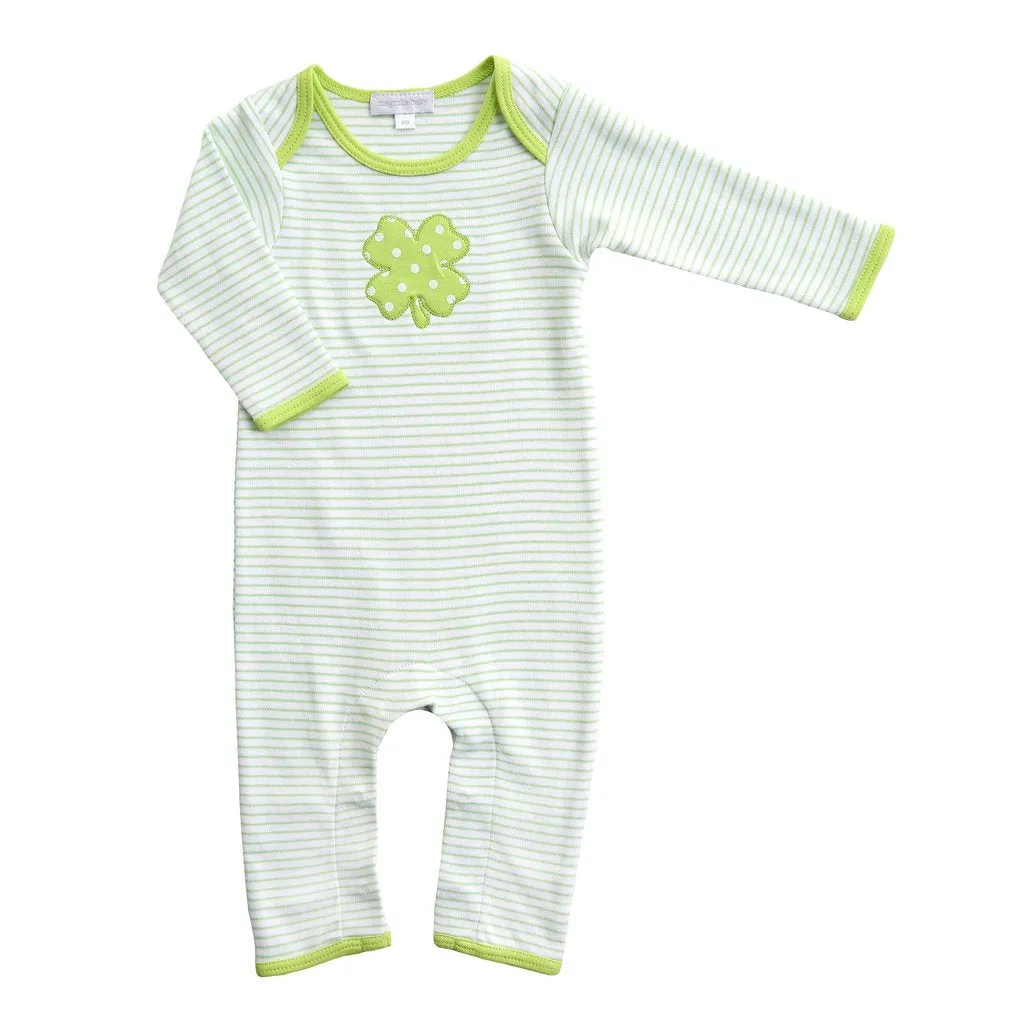 Magnolia Polka Dot Shamrock Appliqué Tee