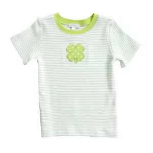 Magnolia Polka Dot Shamrock Appliqué Tee