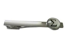 Mathematical Greek Sigma Symbol Square Tie Clip