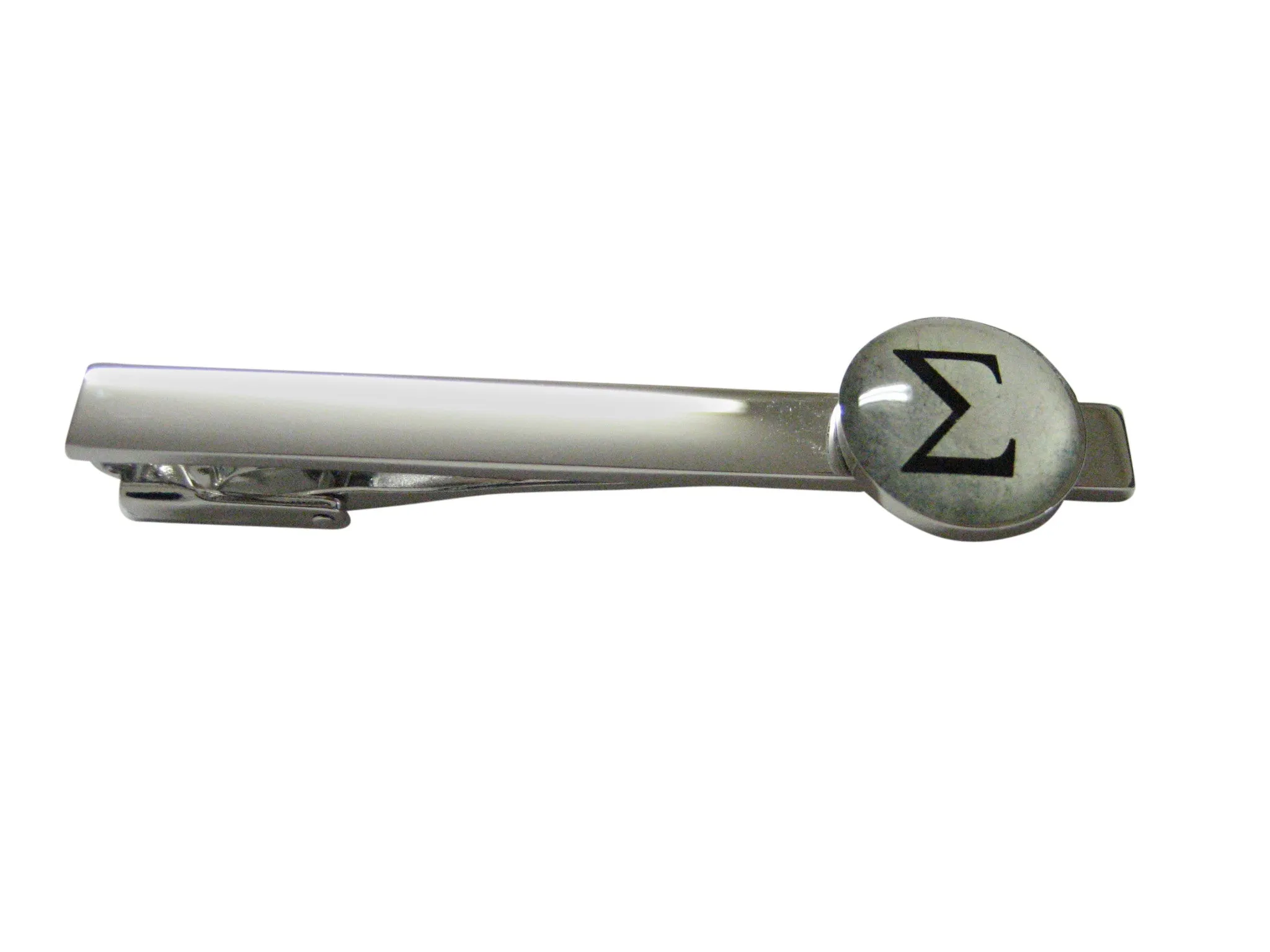Mathematical Greek Sigma Symbol Square Tie Clip