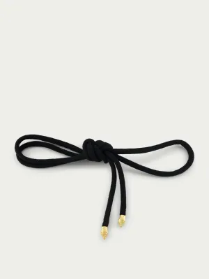 Melina Black Cord Belt