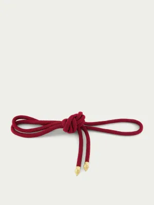 Melina Red Cord Belt