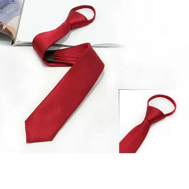 Men's Luxury Convenient Pre-tied  Ties