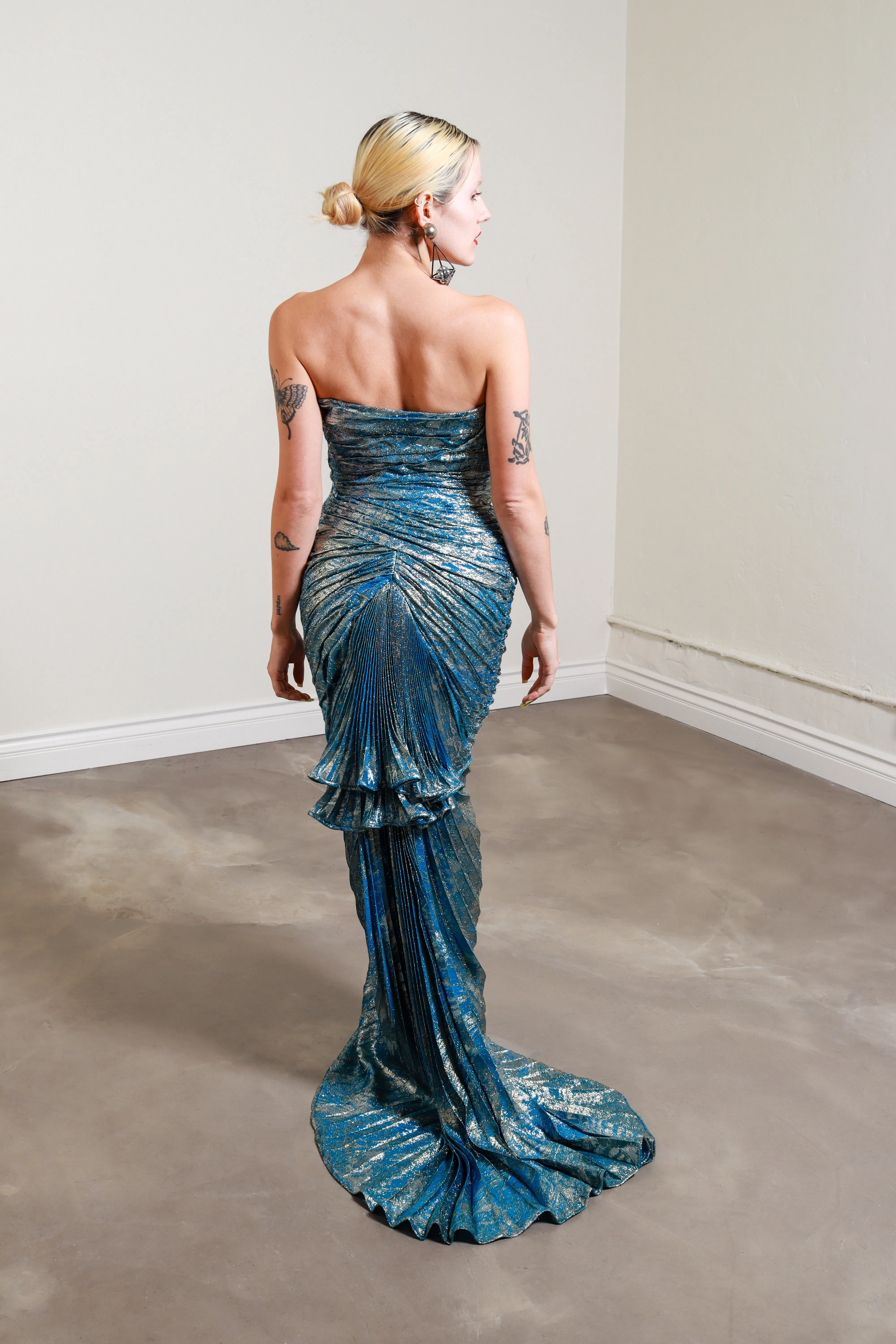 Metallic Mermaid Gown