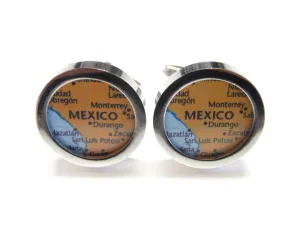 Mexico Map Cufflinks