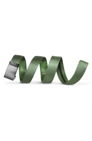 Mission Belts - Predator Gunmetal Buckle with Green Belt