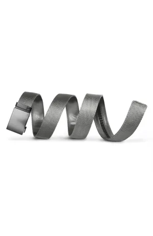 Mission Belts - Tactical Gunmetal Buckle with Grey Nylon Belt