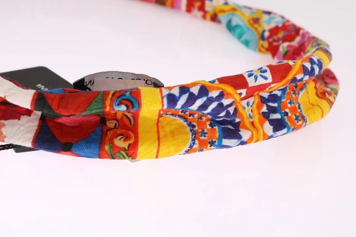 Multicolor Carretto Brocade Waist Belt