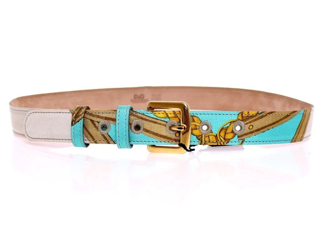 Multicolor Silk Belt