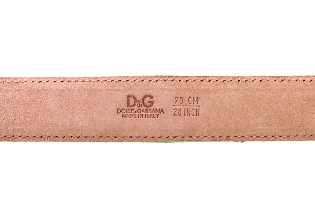 Multicolor Silk Belt