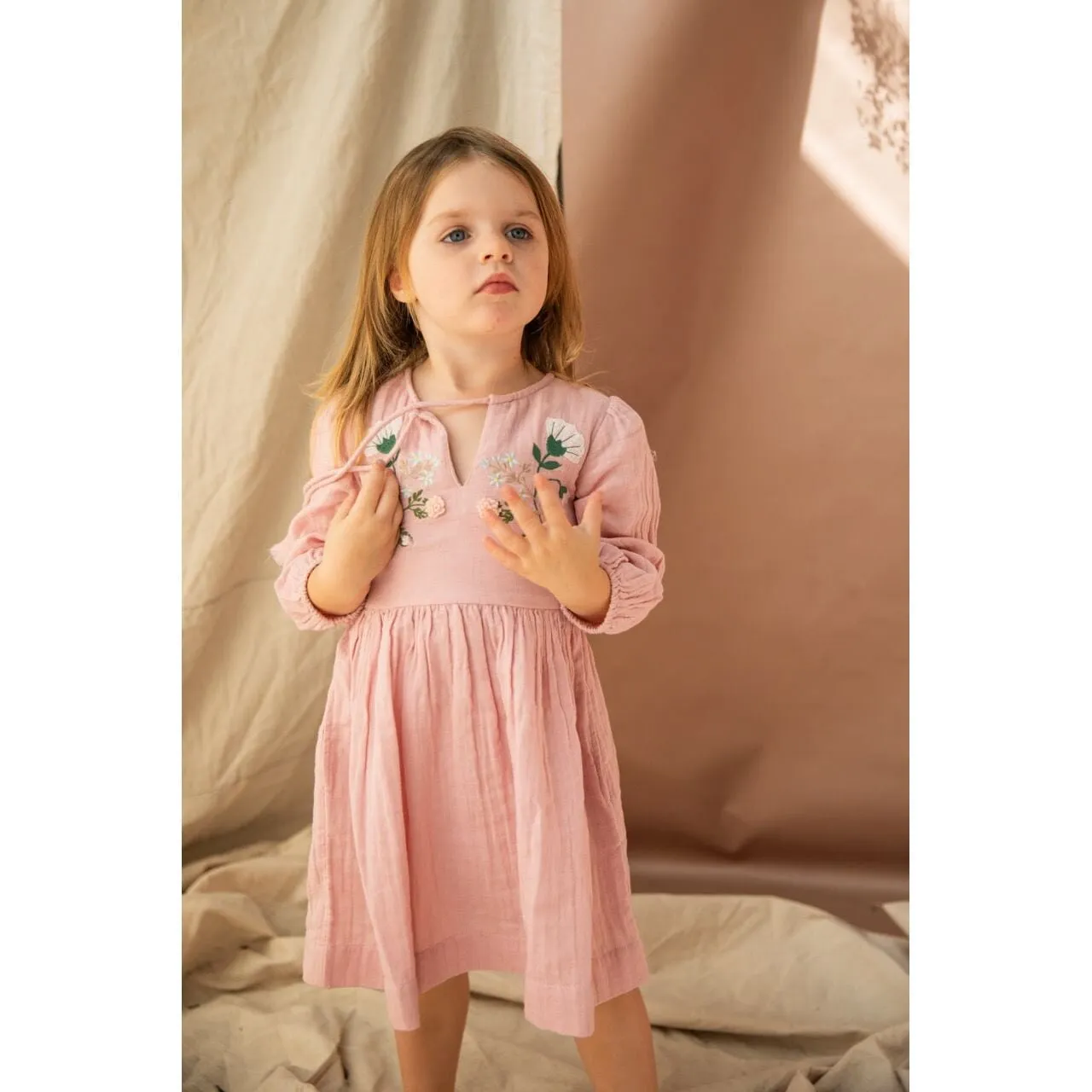 Nadia Dress-Pink Lady Apple