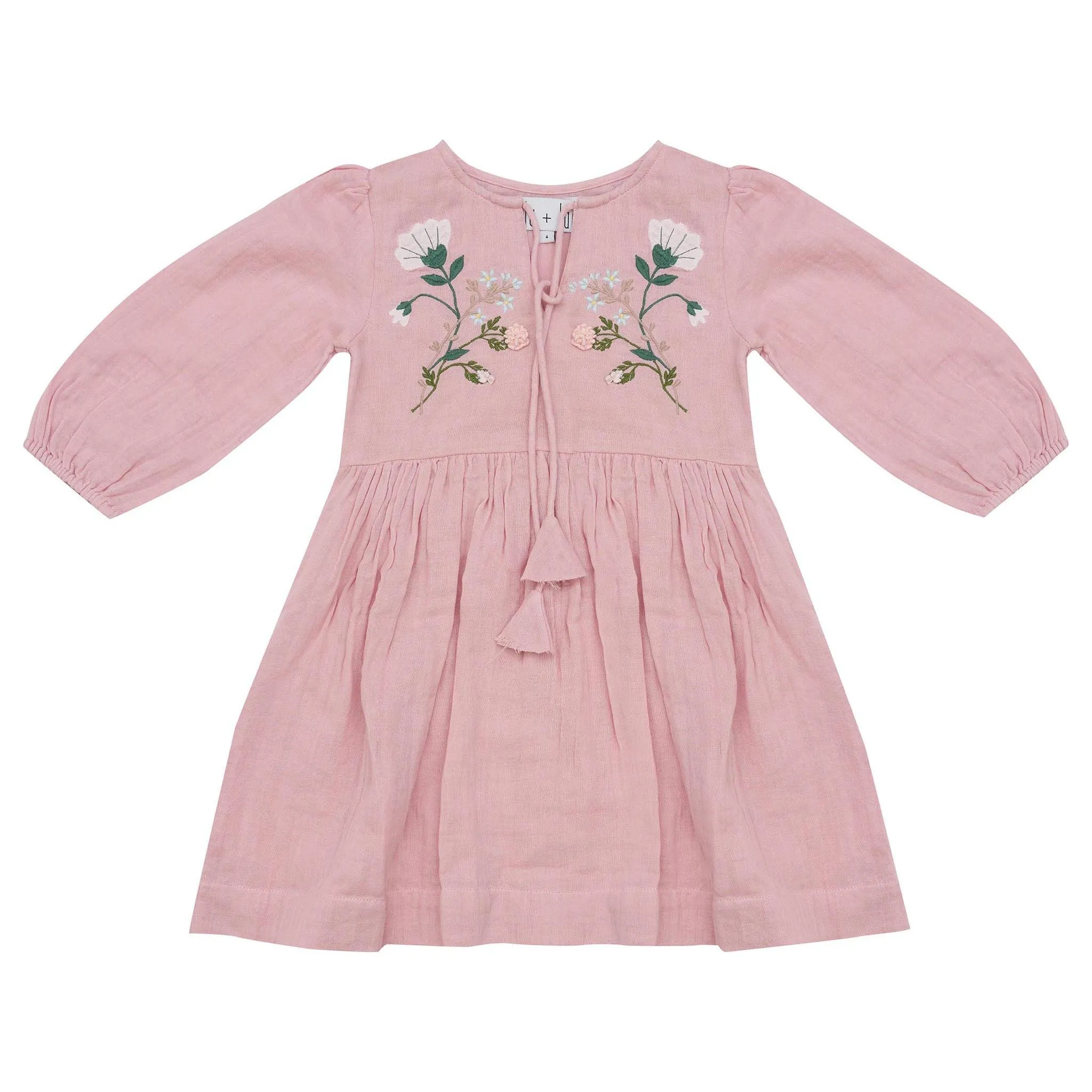 Nadia Dress-Pink Lady Apple