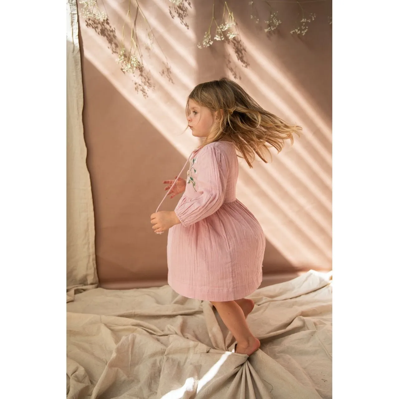 Nadia Dress-Pink Lady Apple