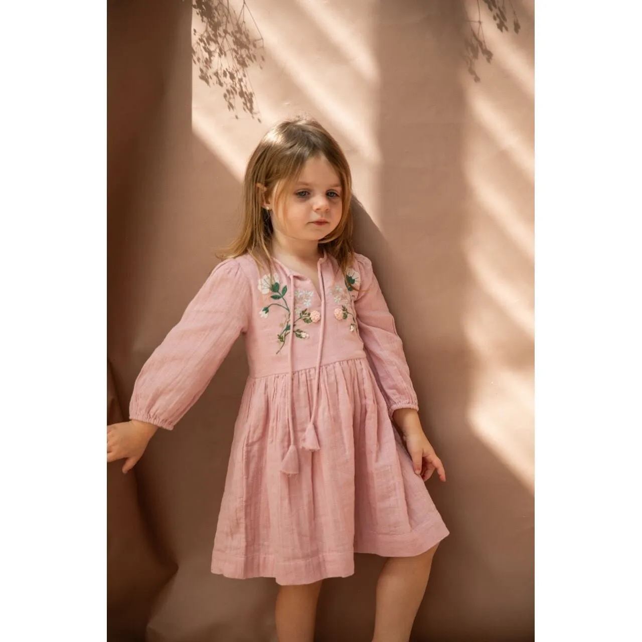 Nadia Dress-Pink Lady Apple