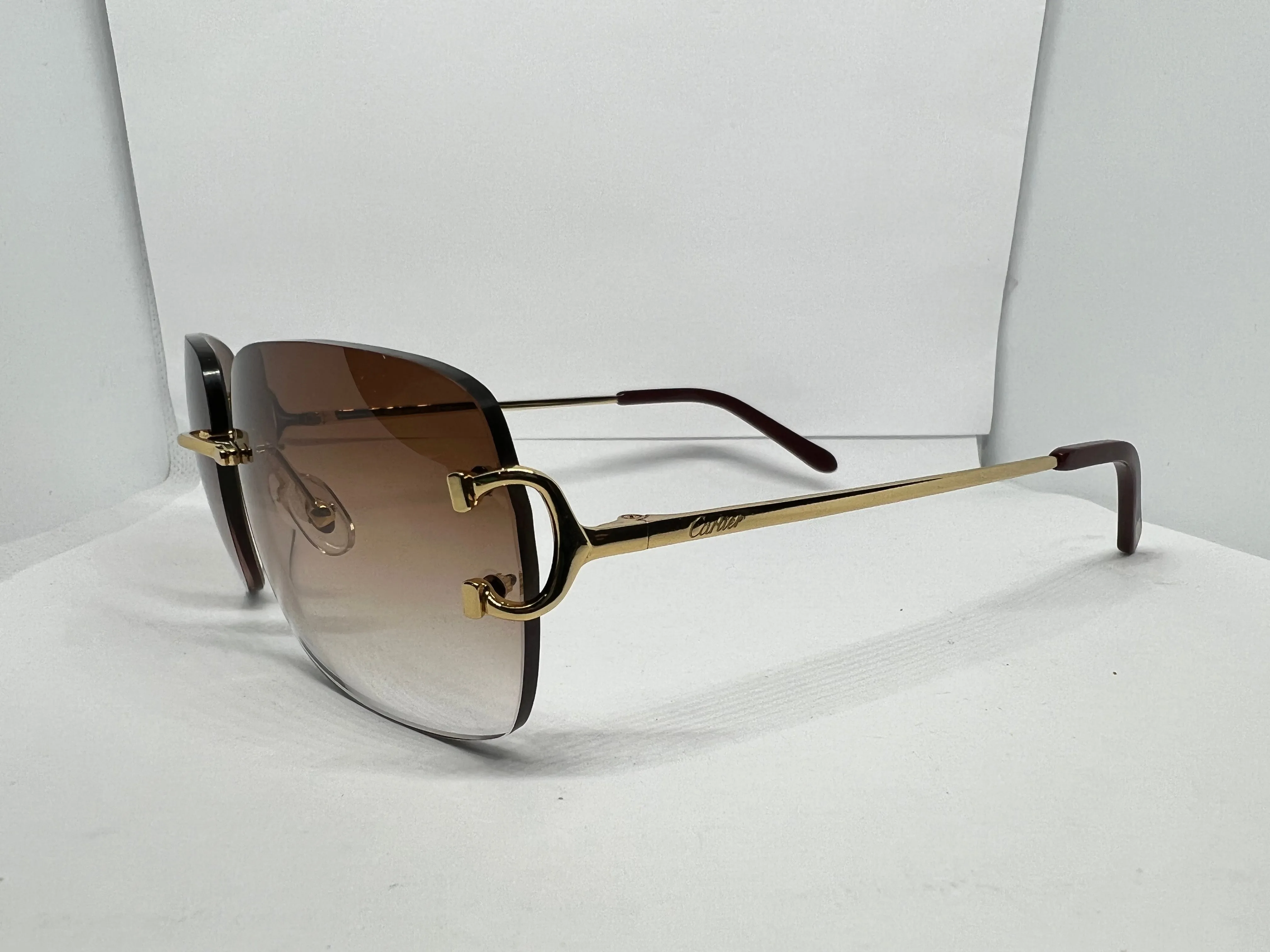 New** Gold Big C w/ Custom Brown Lenses