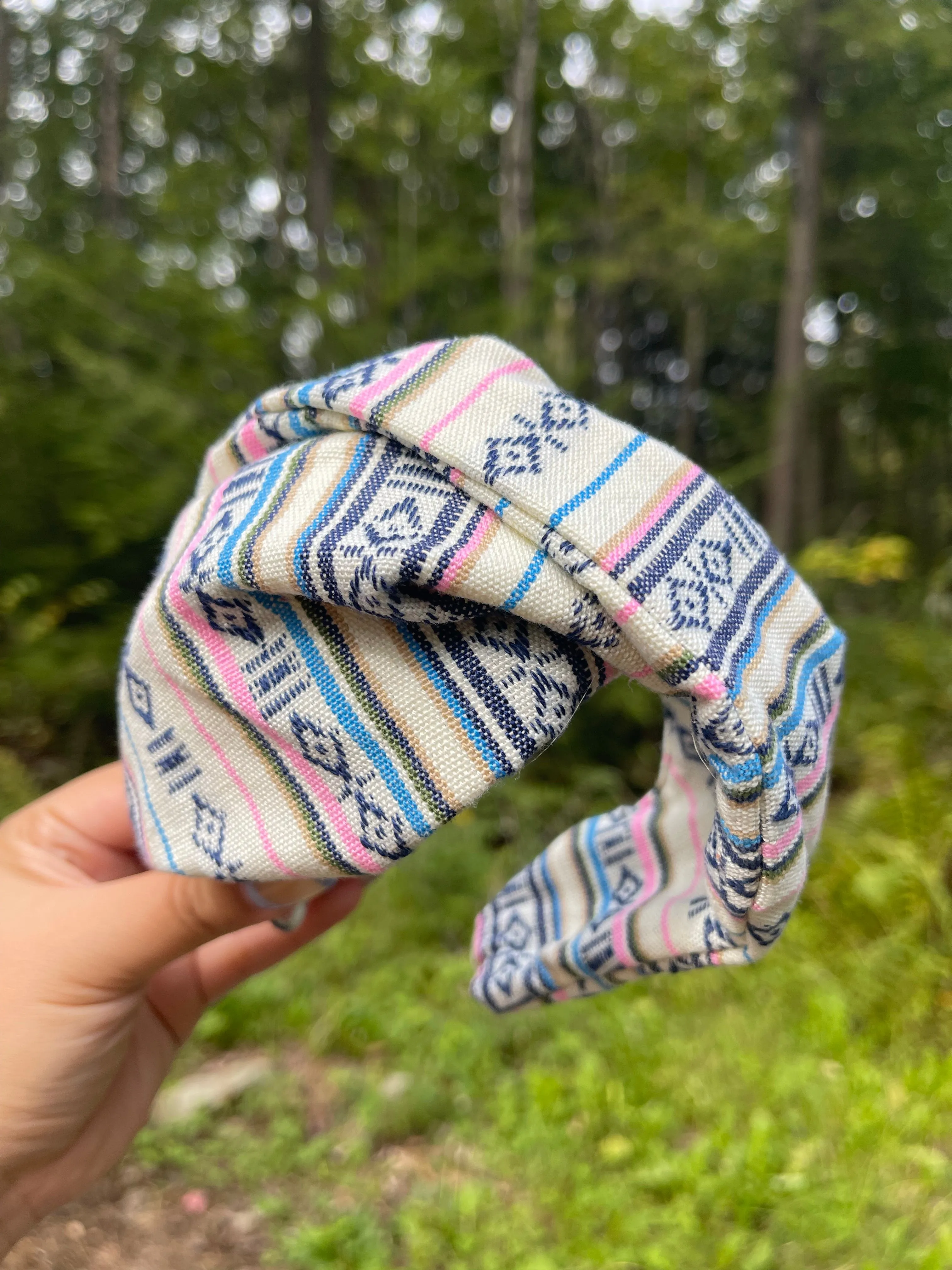 NEW Large Bow/Crisscross Headband- Diadema