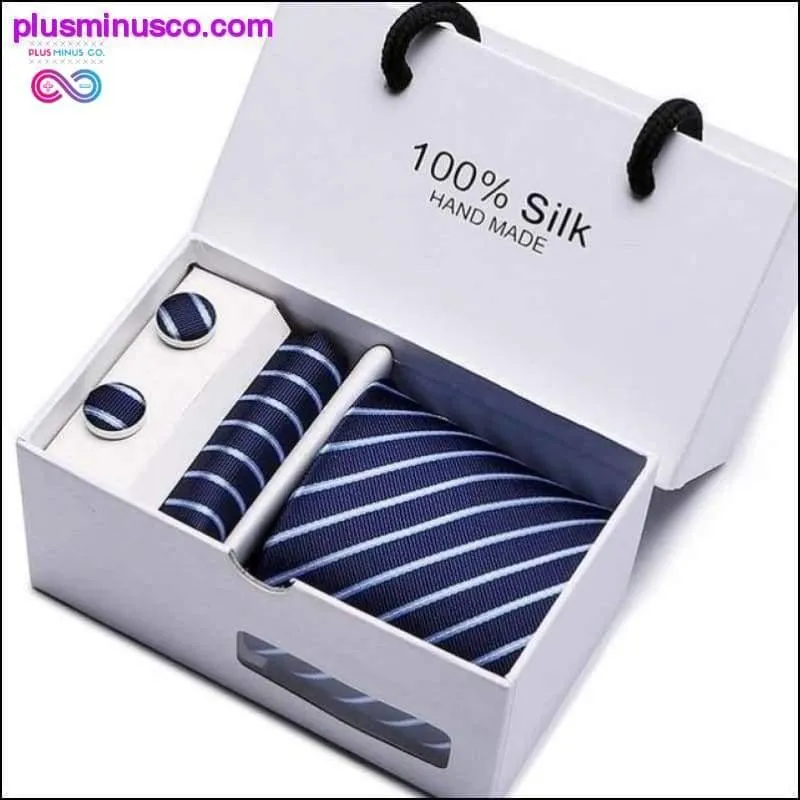 New Plaid men ties set Extra Long Size 145cm*8cm Necktie