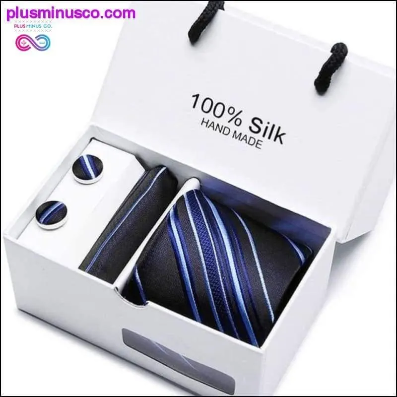 New Plaid men ties set Extra Long Size 145cm*8cm Necktie