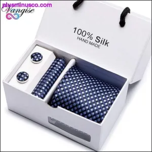 New Plaid men ties set Extra Long Size 145cm*8cm Necktie