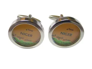 Niger Map Cufflinks